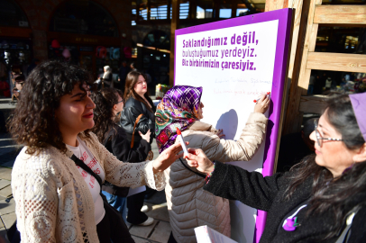 Kadınlar için dayanışma ve eşitlik mesajı