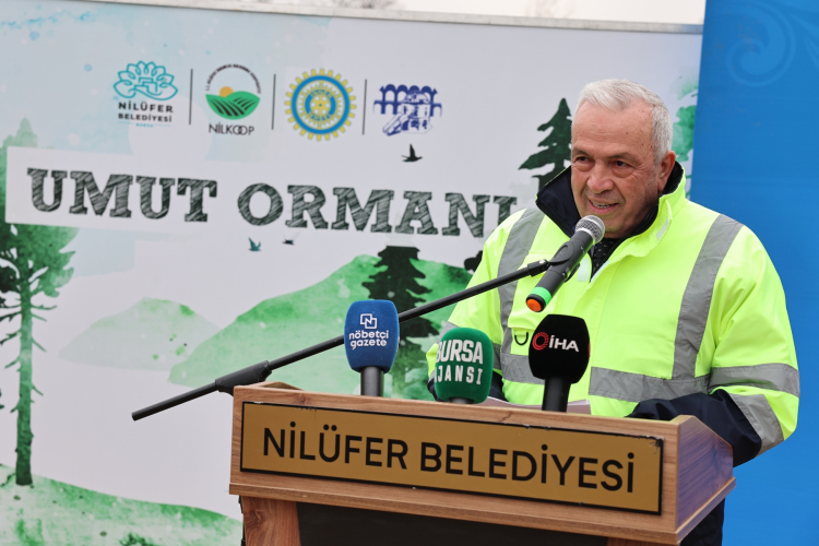 Nilüfer'de Atıl Arazi Umut Ormanı