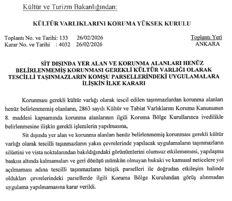 Yeni Karar ve Uygulama Süreci