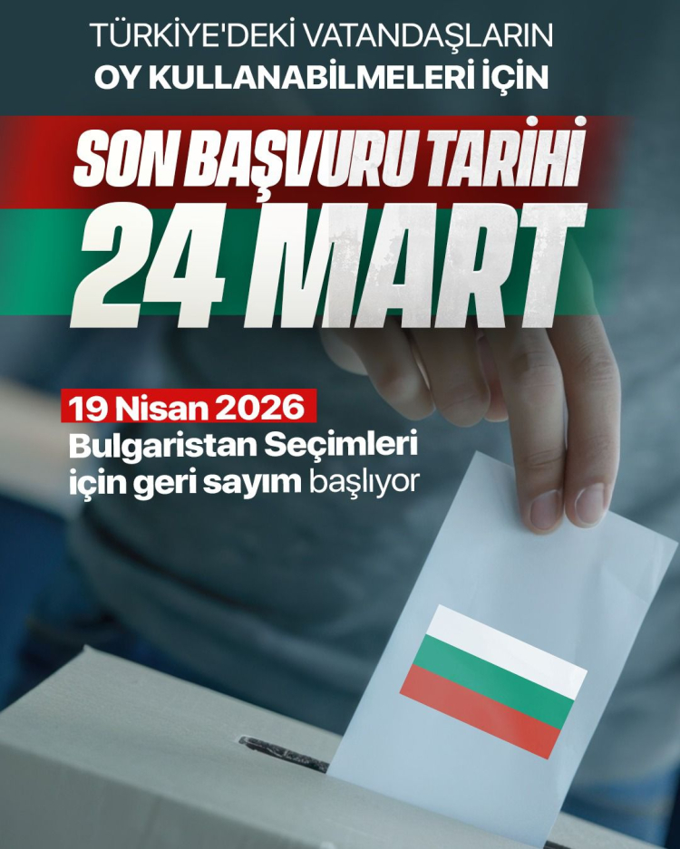Türkiye'den Bulgaristan Seçimleri İçin Oy Kullanma