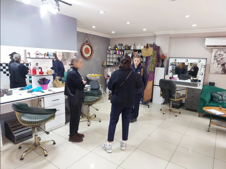 Bursa İnegöl Zabıtasından Güzellik Salonları Denetimi