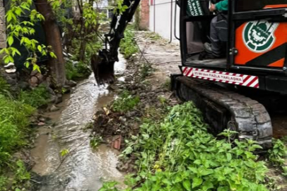 Bursa İnegöl’de Sulama Kanalı Temizliği