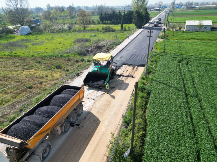 İnegöl Kulaca Mahallesi Yolunda Yatırımlar Tamamlandı