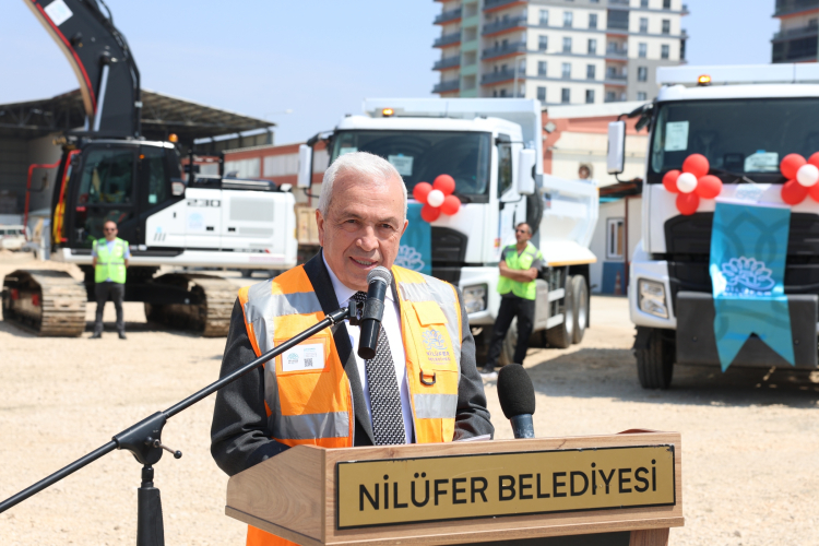 Nilüfer Belediyesi’nin altyapı yatırımları sürüyor
