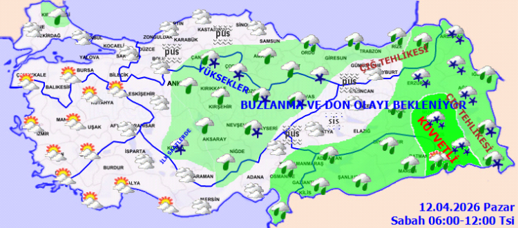 Yurtta Soğuk ve Yağış